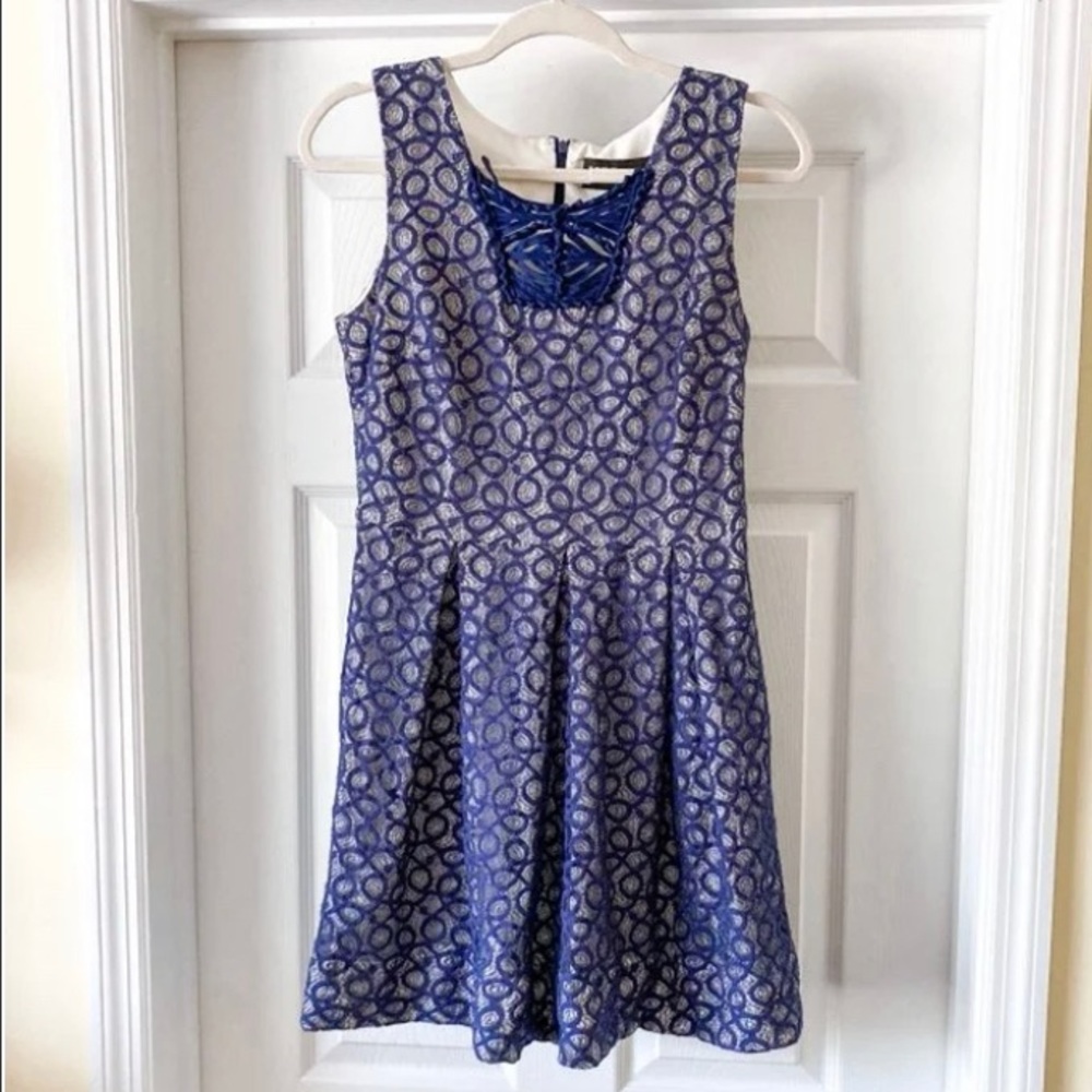 Miss Sixty Blue Lace Dress